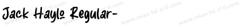 Jack Haylo Regular字体转换